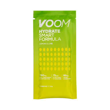 VOOM Electrolyte Drinks Single Serve / Lemon & Lime Hydrate Smart Electrolyte Drink XMiles