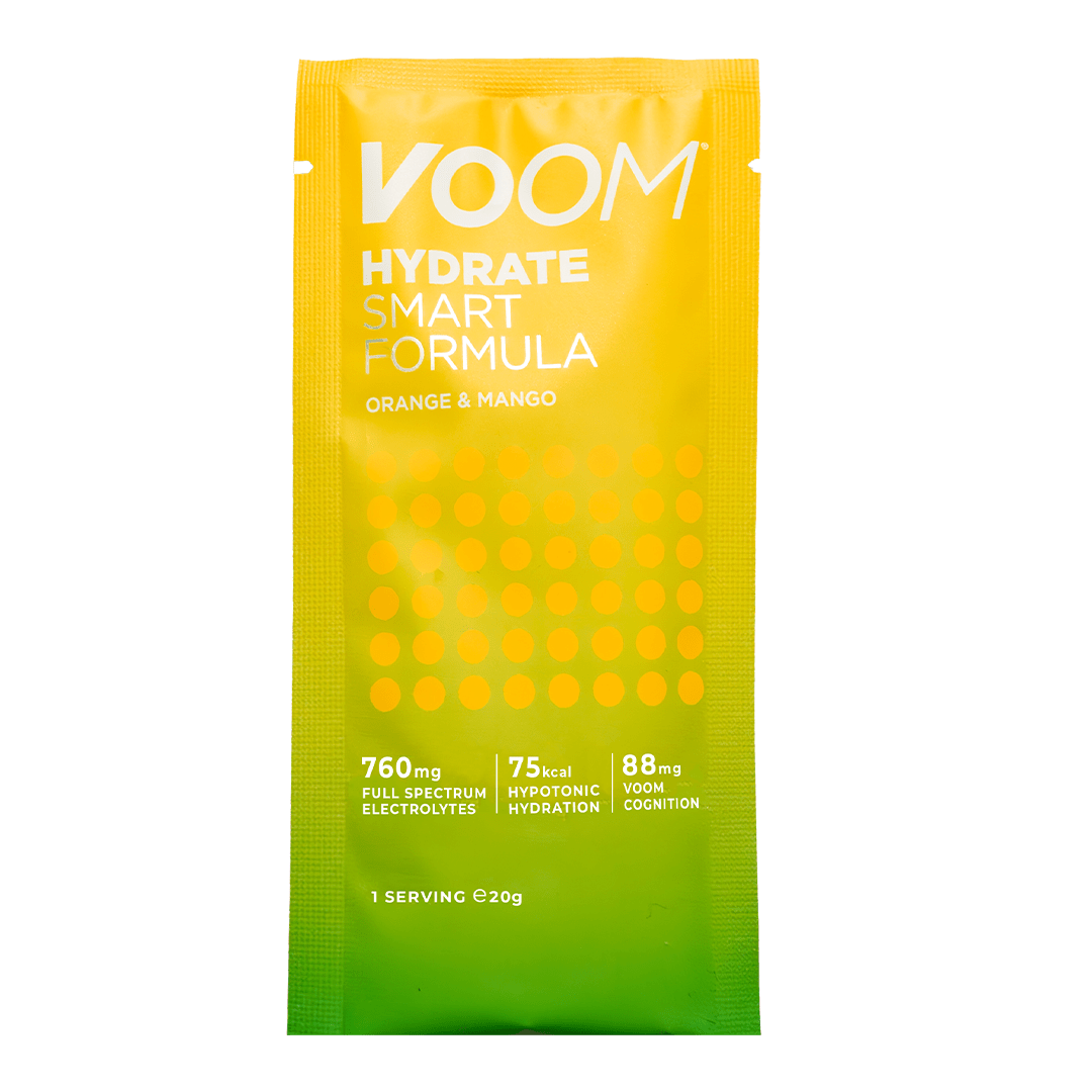 Voom Electrolyte Drinks Single Serve / Orange & Mango Hydrate Smart Electrolyte Drink XMiles