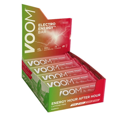 VOOM Energy Bars Electro Energy (Raspberry) Voom Pocket Rocket: Saver Pack XMiles