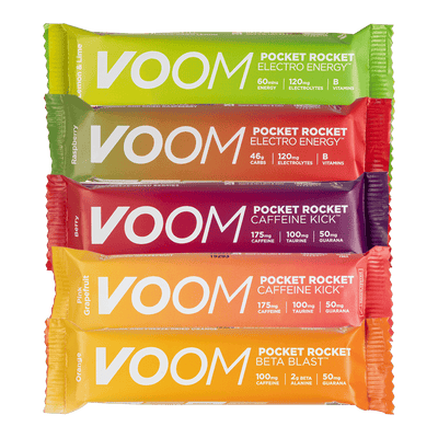 VOOM Energy Bars Pack of 10 / Mixed Pocket Rocket XMiles