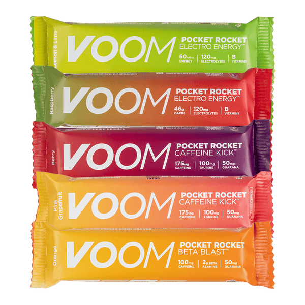 VOOM Energy Bars Pack of 10 / Mixed Pocket Rocket XMiles