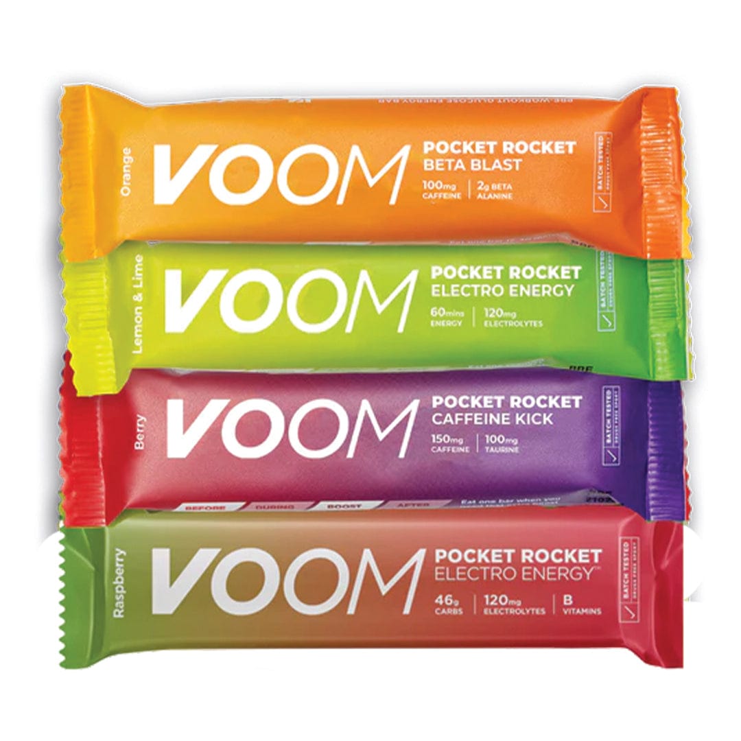 Voom Energy Bars Pack of 6 / Mixed Pocket Rocket XMiles