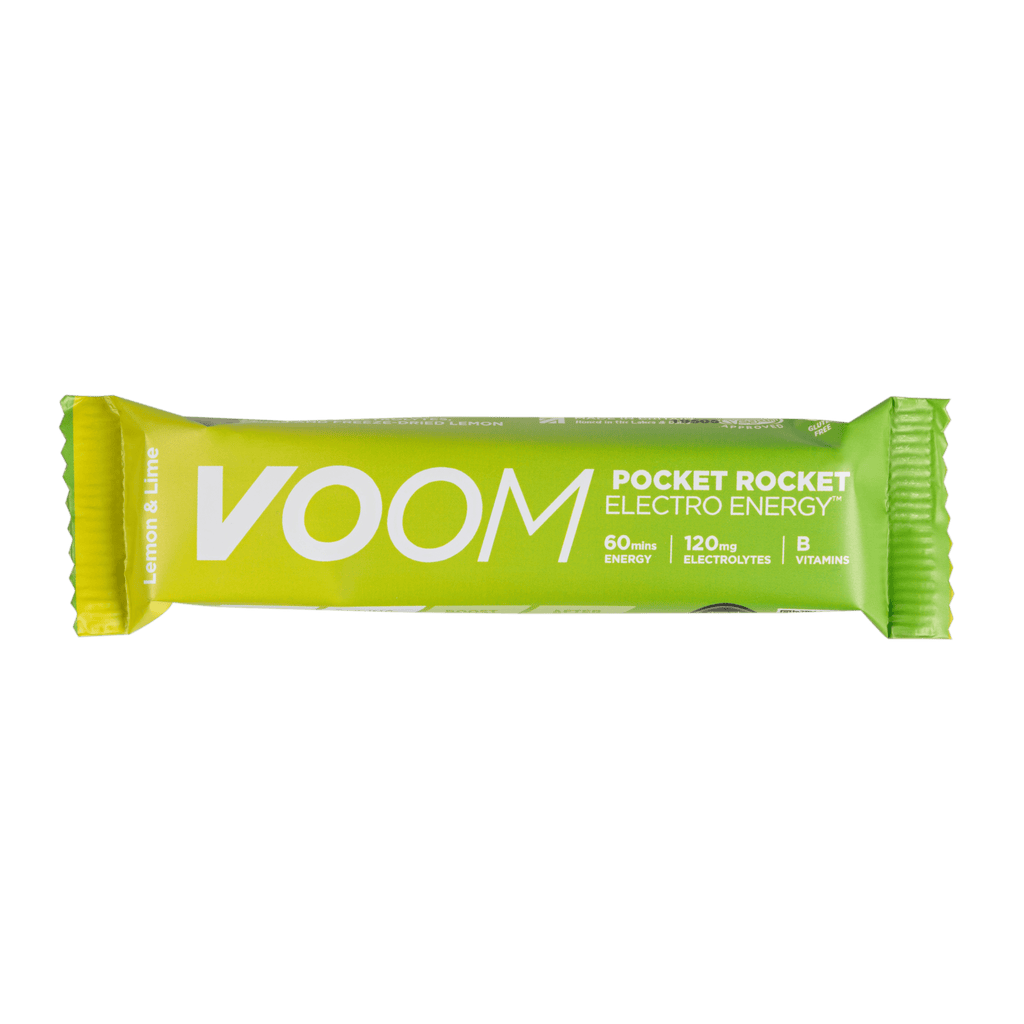 VOOM Energy Bars Single Serve / Electro (Lemon & Lime) Pocket Rocket XMiles