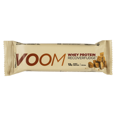 VOOM Protein Bar Single Serve / Salted Caramel Protein Bar Recover Fudge XMiles