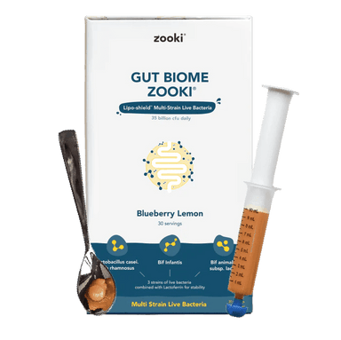 Zooki Supplement 30 Serving / Blueberry Lemon Gut Biome XMiles