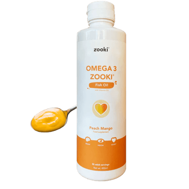Zooki Supplement 30 Serving / Peach Mango Omega 3 XMiles