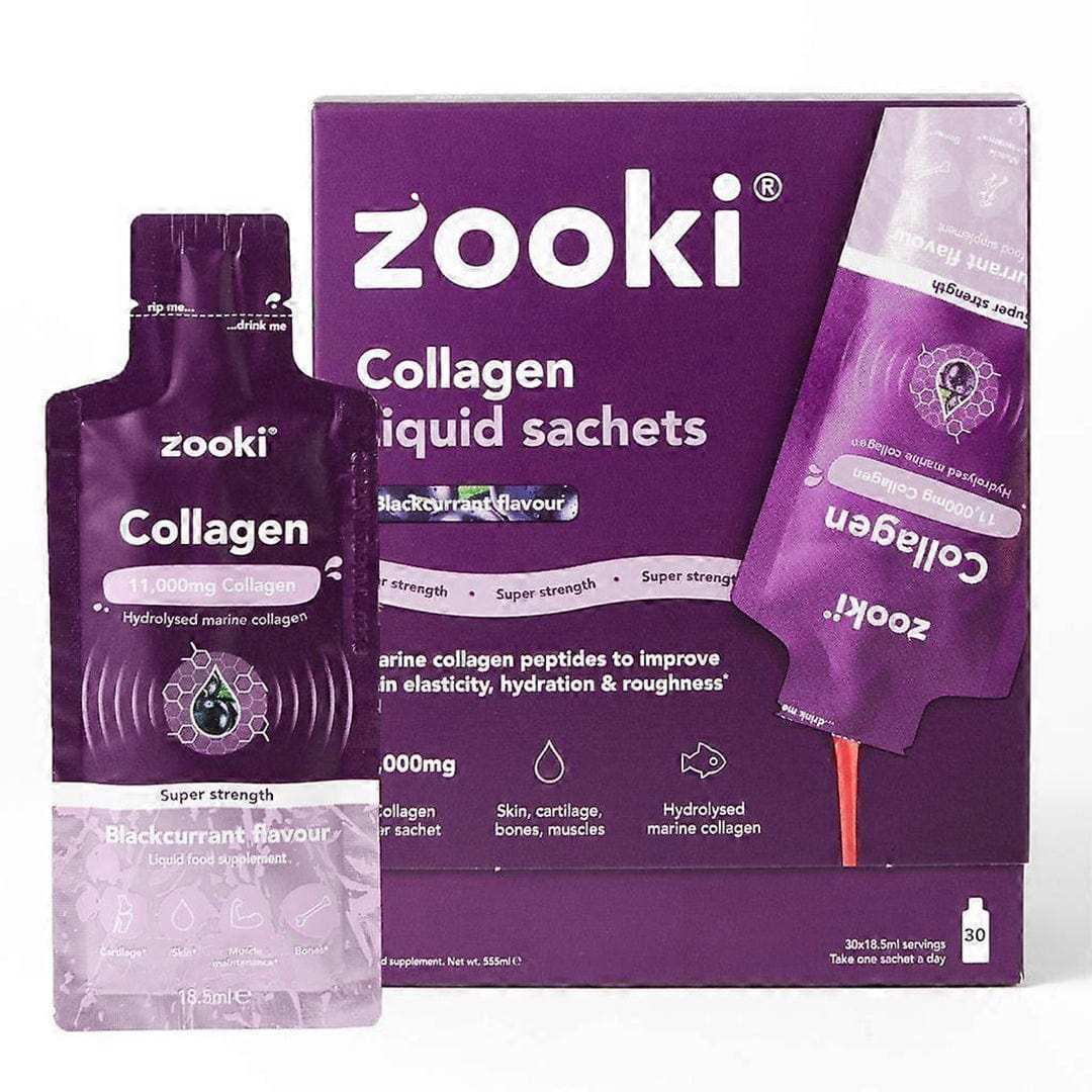 Zooki Supplement Single Serve / Blackcurrant Super Strength Collagen XMiles