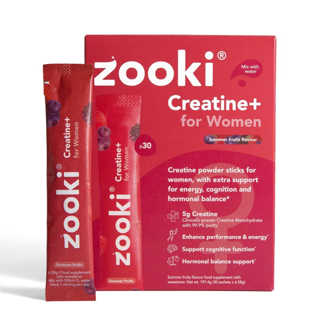 Zooki Supplement Single Serve / Summer Fruits Creatine+ for Women XMiles