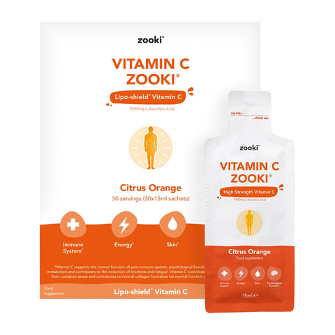 Zooki Vitamins Single Serve / Citrus Orange Vitamin C XMiles