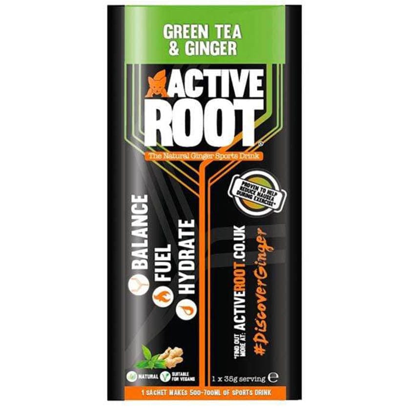 Active Root Energy Drink Green Tea & Ginger Active Root Sports Drink - 35g Sachets XMiles