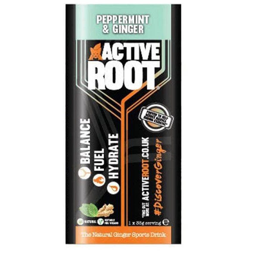 Active Root Energy Drink Peppermint & Ginger Active Root Sports Drink - 35g Sachets XMiles