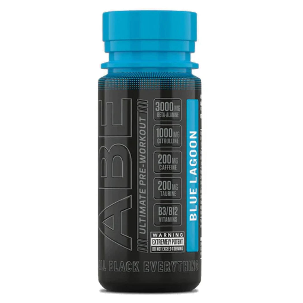 Applied Nutrition Supplement Blue Lagoon ABE - All Black Everything Pre-Workout Shot (60ml) XMiles