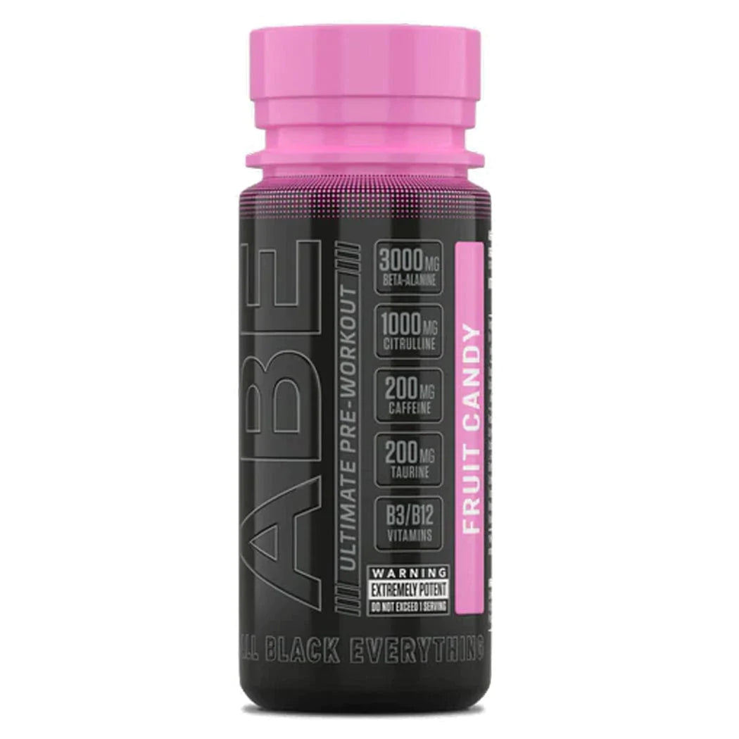 Applied Nutrition Supplement Fruit Candy ABE - All Black Everything Pre-Workout Shot (60ml) XMiles