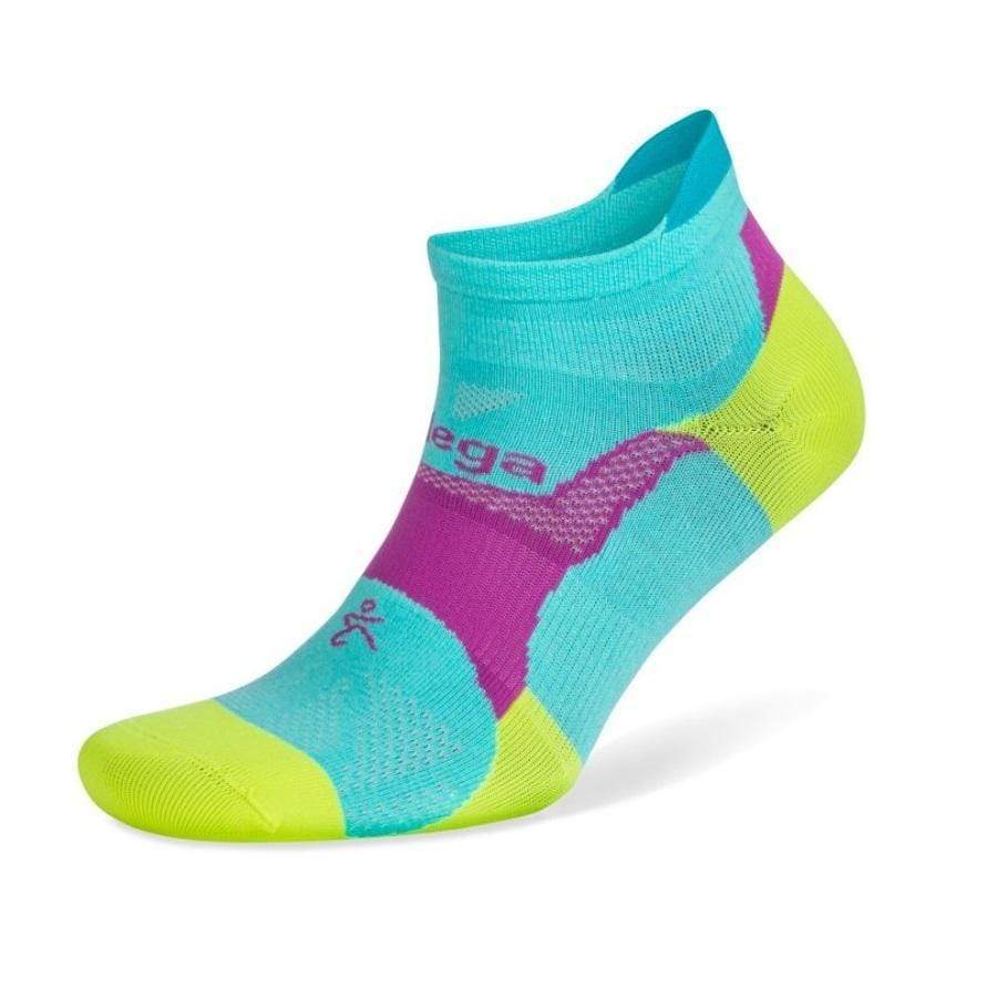 Balega Socks Neon Aqua/Neon Lime / Small Hidden Dry Running Socks XMiles