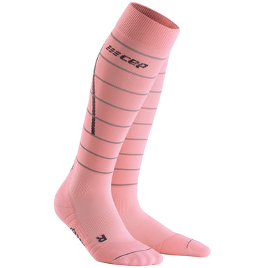 CEP Light Rose / II Reflective Compression Women's Tall Socks XMiles