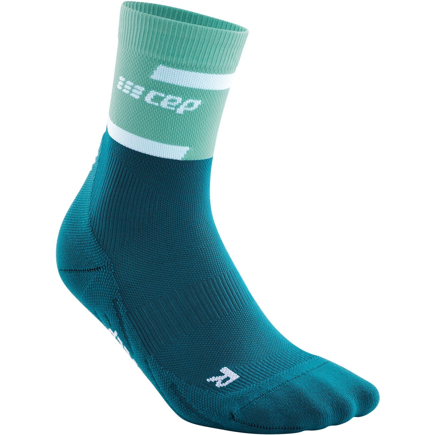 CEP Socks Ocean / Petrol / III The Run Compression Mid Cut Socks XMiles