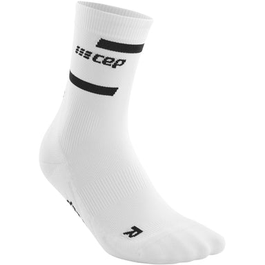 CEP White / II The Run Compression Women's Mid Cut Socks XMiles