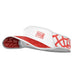 Compressport Headwear White/Red Spiderweb Ultralight Visor XMiles