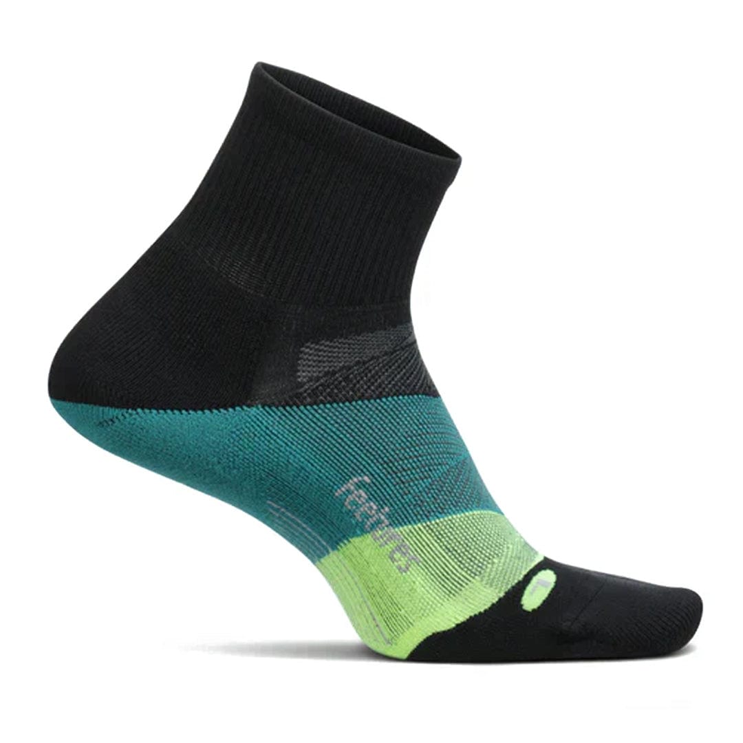 Feetures Socks Bust Out Black / S Elite Light Cushion Quarter Running Sock XMiles