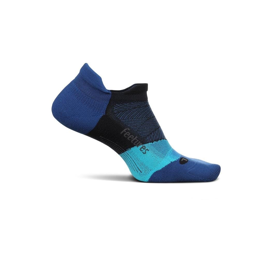 Feetures Socks Oceanic / M Elite Light Cushion Running Sock – No Show Tab XMiles