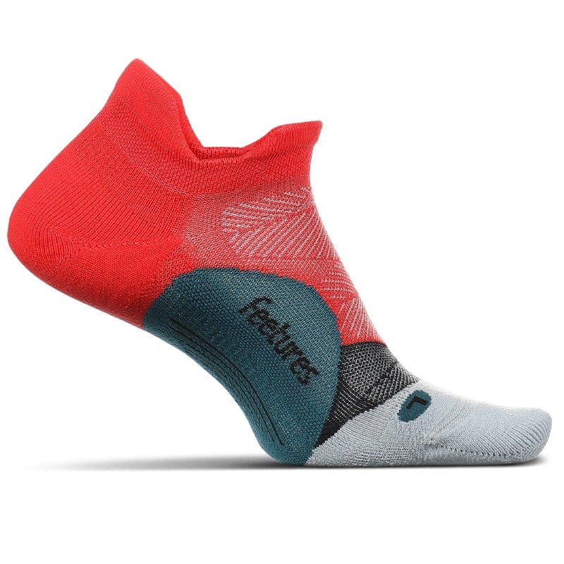 Feetures Socks Racing Red / M Elite Light Cushion No Show Tab Running Sock XMiles
