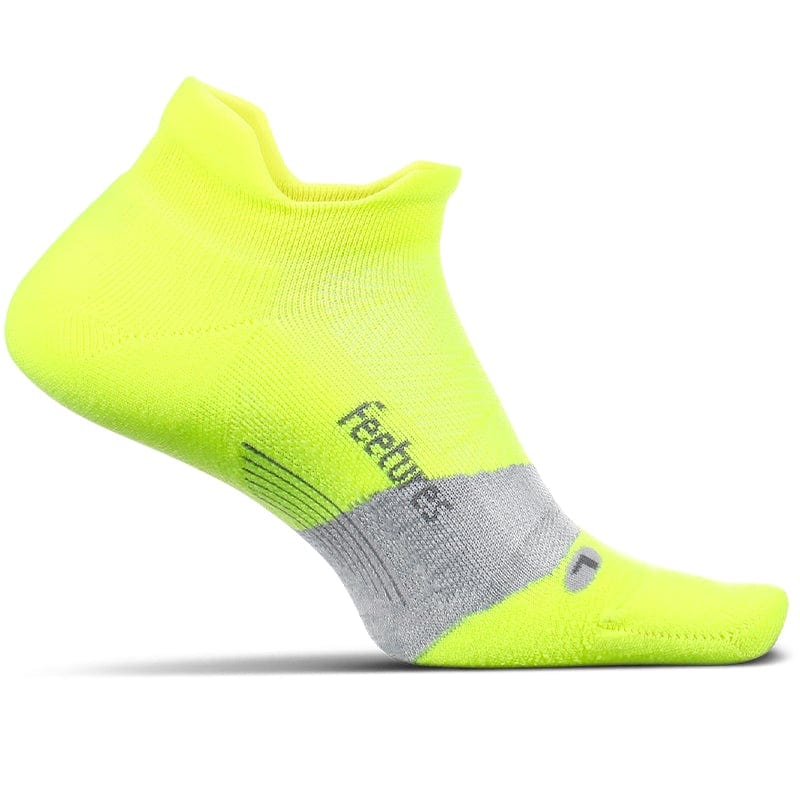 Feetures Socks Solid Lightning / M Elite Light Cushion No Show Tab Running Sock XMiles
