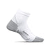Feetures Socks White / M Plantar Fasciitis Relief Ultra Light Quarter Running Sock XMiles