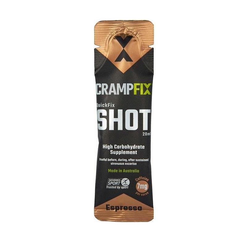 Fixx Nutrition Gels Espresso (7mg Caffeine) CrampFix 20ml QuickFix Shots XMiles