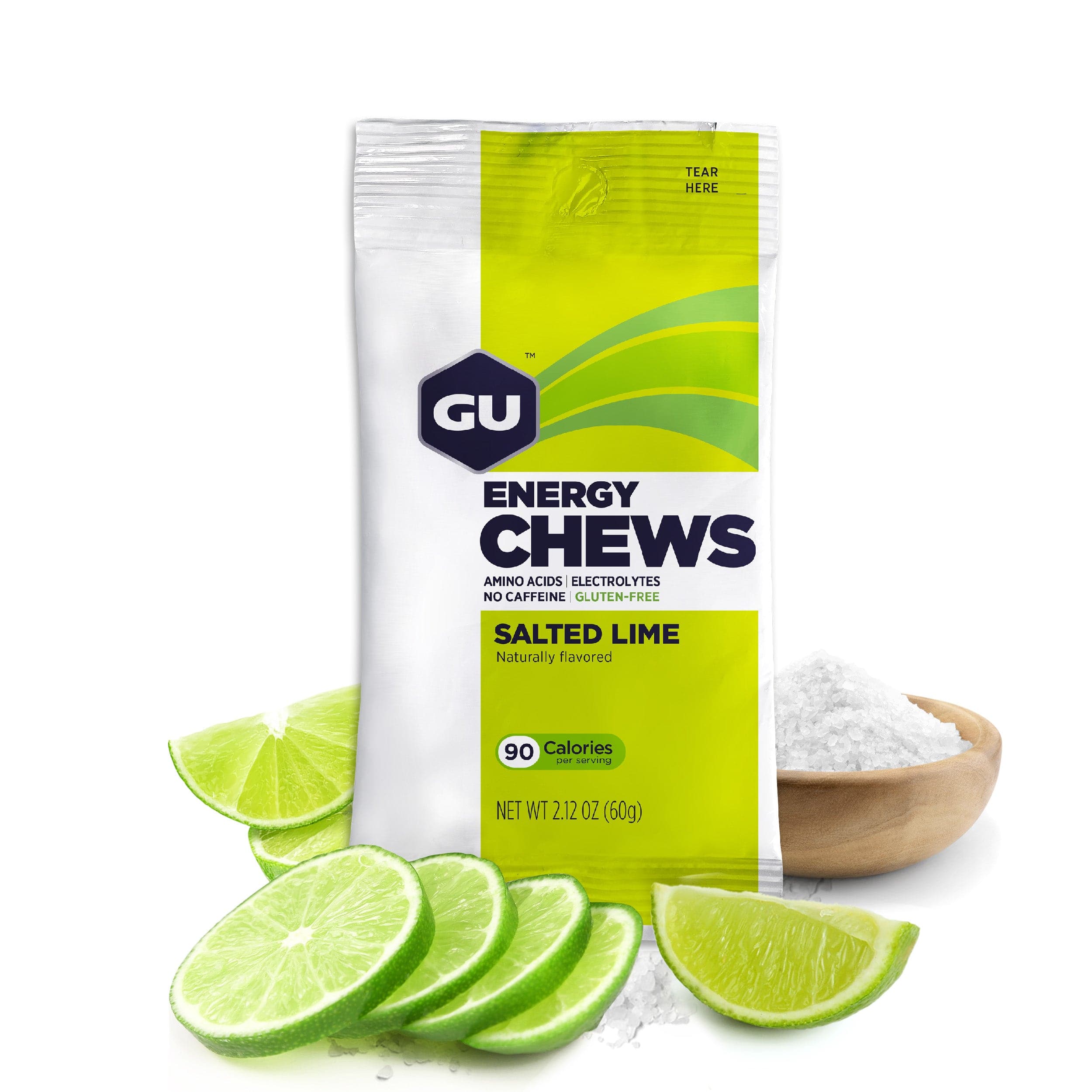 GU Chews Salted Lime GU Energy Chews XMiles