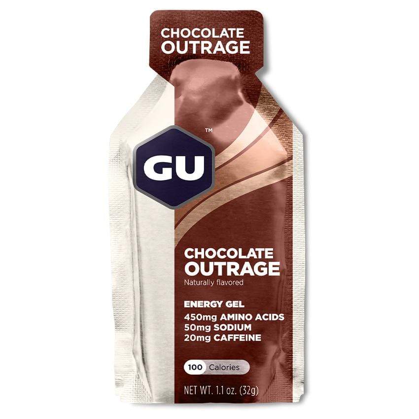 GU Gels Chocolate Outrage GU Energy Gels - 32g Gel XMiles
