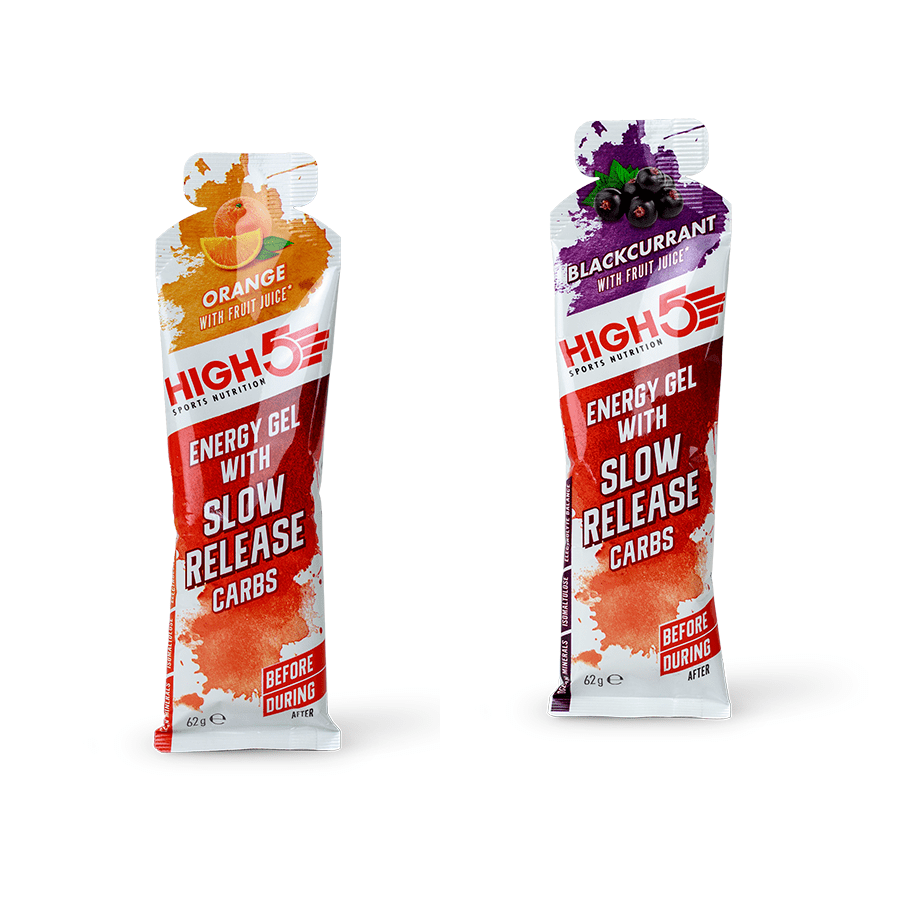 High5 Gels Energy Gel with Slow Release Carbs - 62g