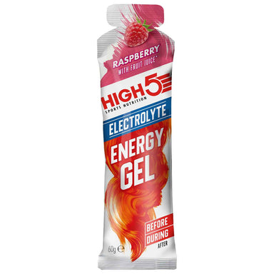 High5 Gels Raspberry Energy Gel with Electrolytes - 60g XMiles