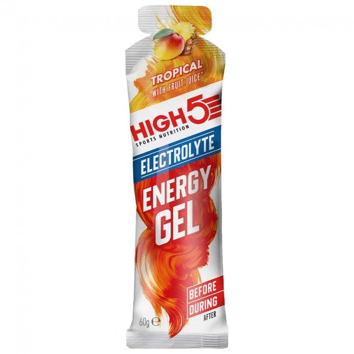 High5 Gels Tropical Energy Gel with Electrolytes - 60g XMiles