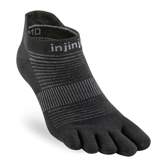 Injinji Socks Black / Small Injinji RUN Lightweight No-Show XMiles