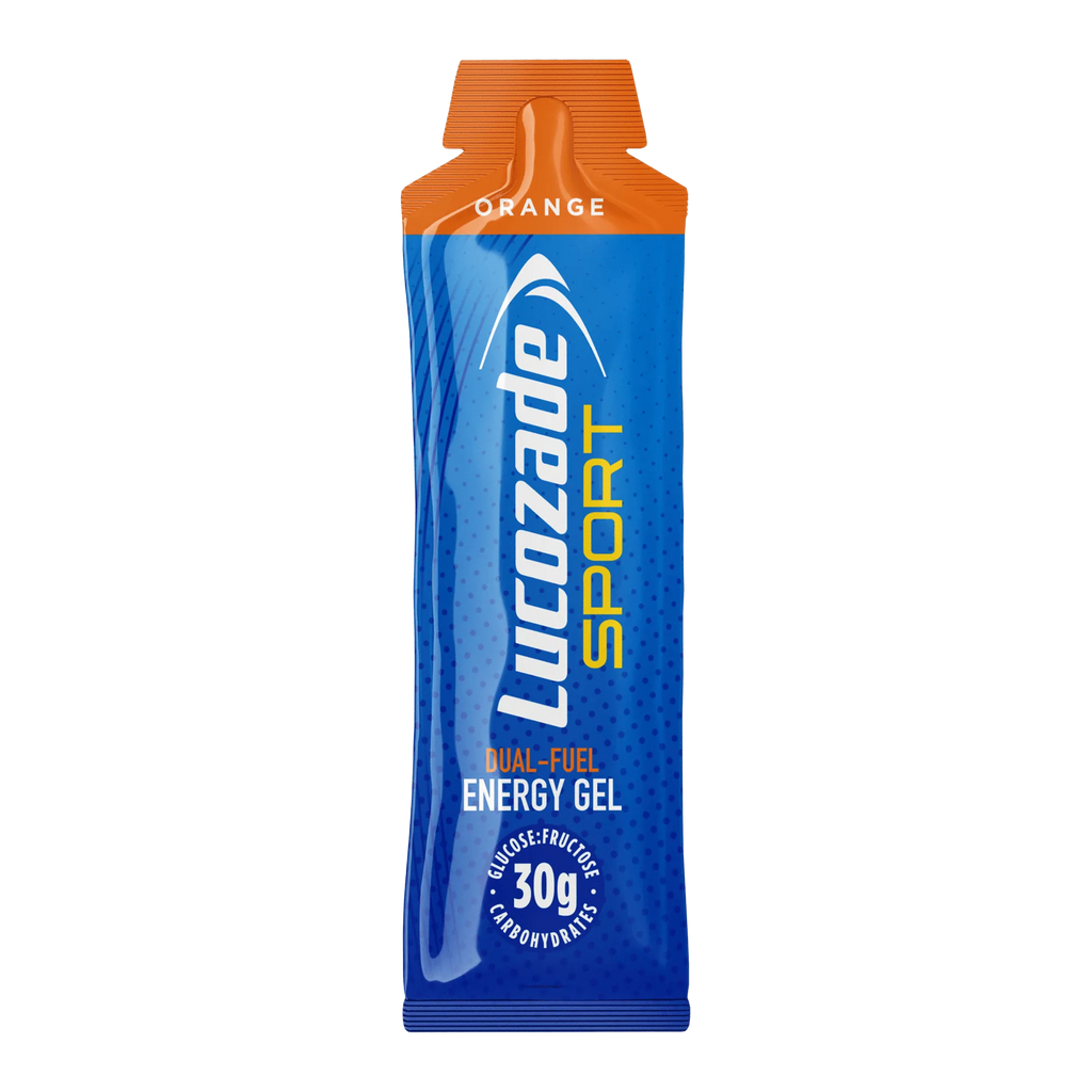 Lucozade Gels Orange Lucozade Sport Dual-Fuel Energy Gels (45g) XMiles