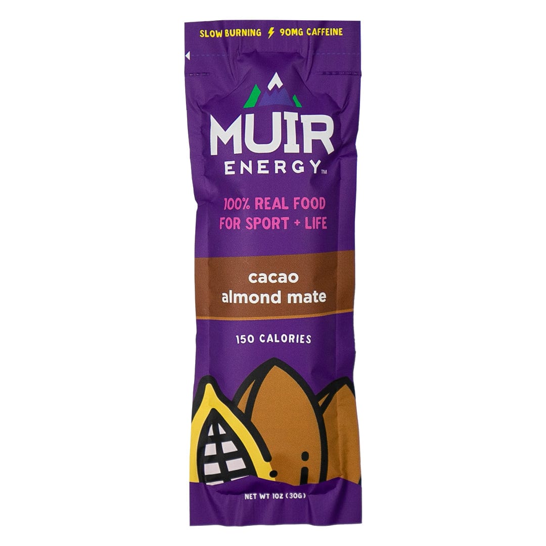 Muir Energy Gels Cacao Almond Mate (Caffeinated) Muir Real Food Energy Gel (30g) XMiles