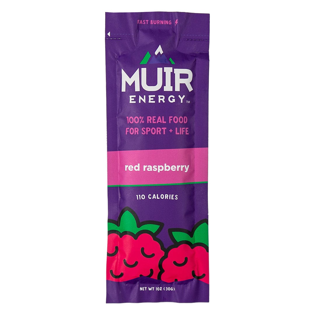 Muir Energy Gels Red Raspberry Muir Real Food Energy Gel (30g) XMiles