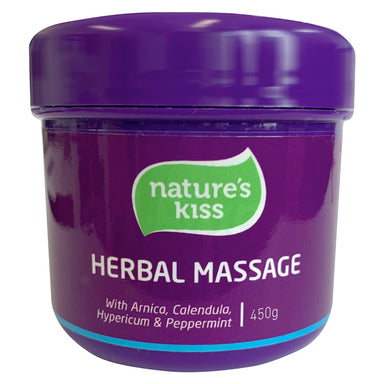 Nature’s Kiss Massage / Muscle Rubs 450g Nature’s Kiss Herbal Massage XMiles