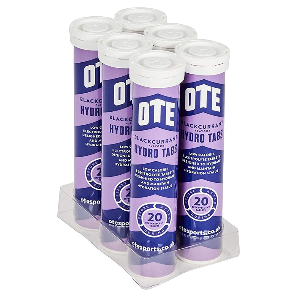 OTE Electrolyte Drinks Blackcurrant / Box of 6 Tubes OTE Hydro Tabs XMiles
