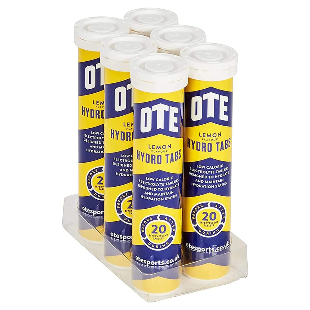 OTE Electrolyte Drinks Lemon / Box of 6 Tubes OTE Hydro Tabs XMiles