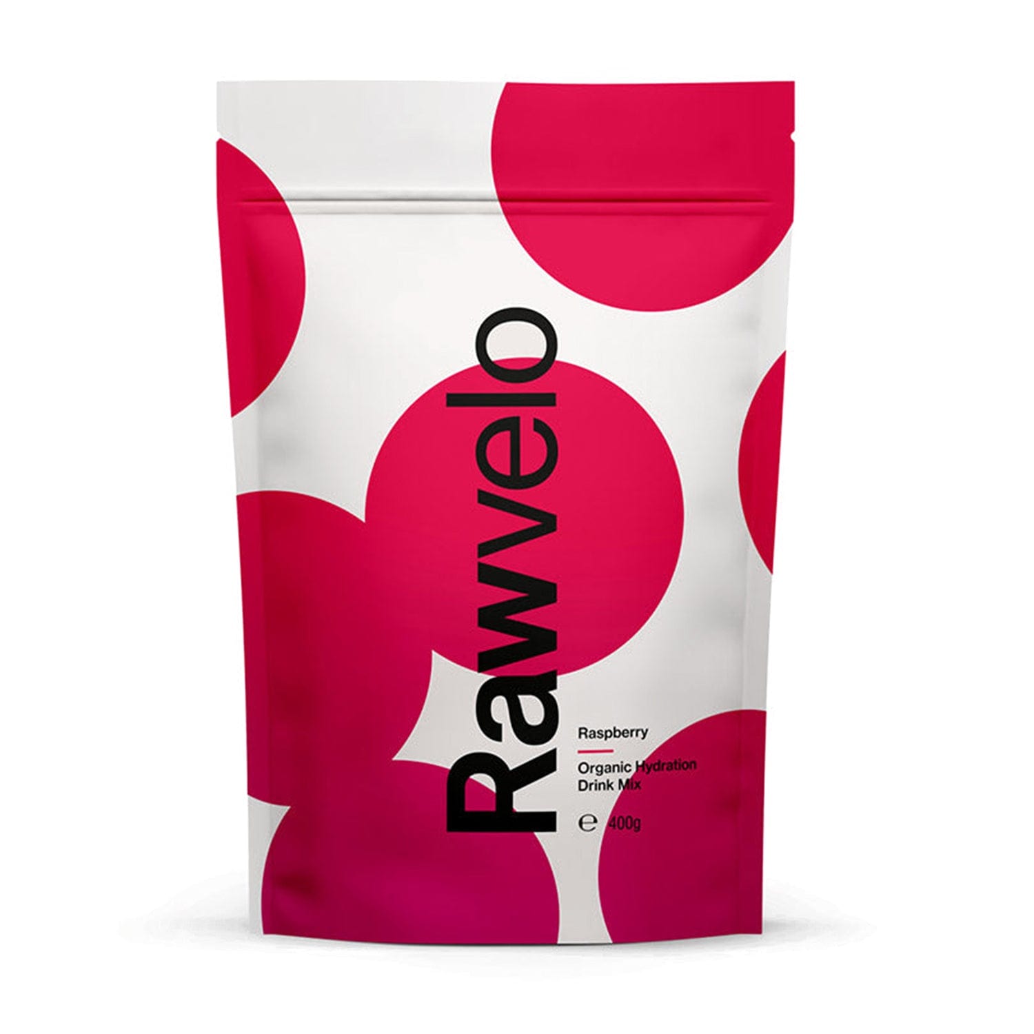 Rawvelo Energy Drink Raspberry / 400g Pouch Organic Hydration Drink Mix (400g) XMiles