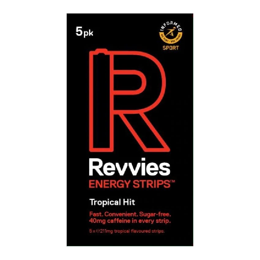 Revvies Supplement Tropical Hit Revvies Energy Strips - 40mg Caffeine (5 Strips) XMiles