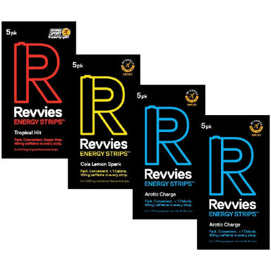 Revvies Trial Pack 40mg Pack Revvies Starter Packs (40mg & 100mg Caffeine) XMiles
