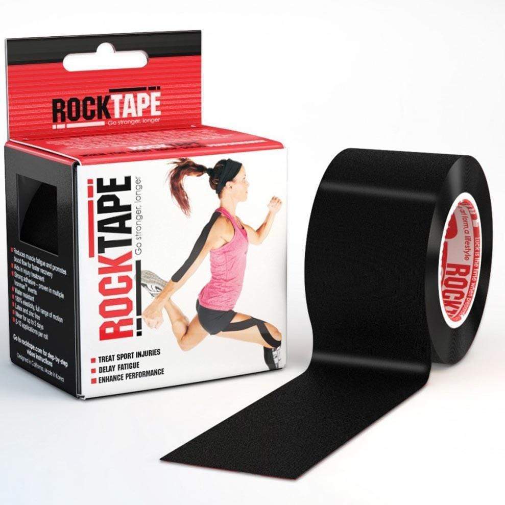 RockTape Tape Black RockTape 5cm width – 5m length Kinesiology Tape XMiles