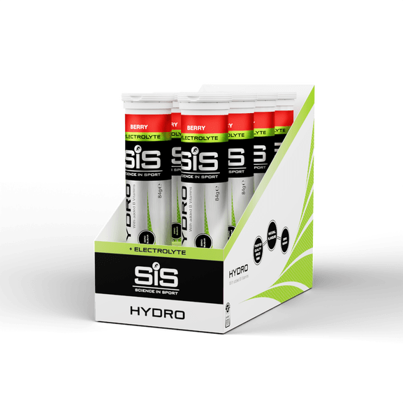 SiS Electrolyte Drinks Berry / Box of 8 Tubes GO Hydro Electrolyte Tablets XMiles