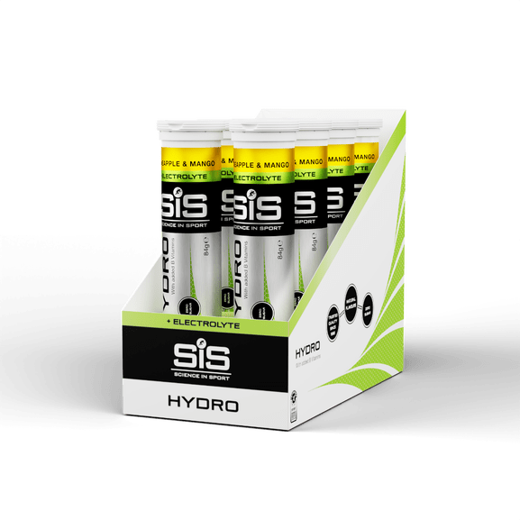 SiS Electrolyte Drinks Pineapple & Mango / Box of 8 Tubes GO Hydro Electrolyte Tablets XMiles