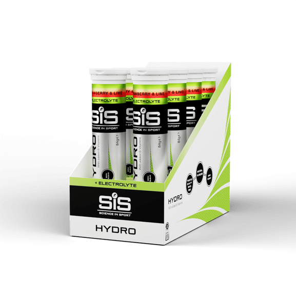 SiS Electrolyte Drinks Strawberry & Lime / Box of 8 Tubes GO Hydro Electrolyte Tablets XMiles