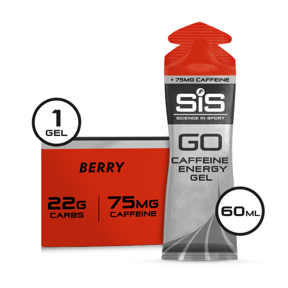 SiS Gels Berry GO Energy + Caffeine 60ml Gel (75 / 150mgl) XMiles