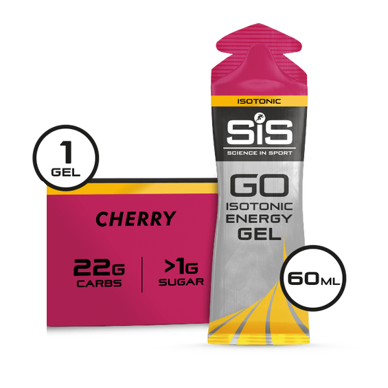 SiS Gels Cherry GO Isotonic Energy Gel 60ml XMiles