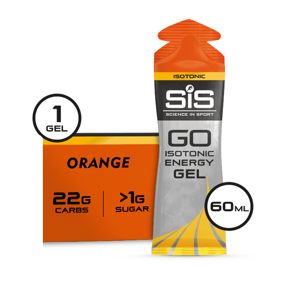 SiS Gels Orange GO Isotonic Energy Gel 60ml XMiles